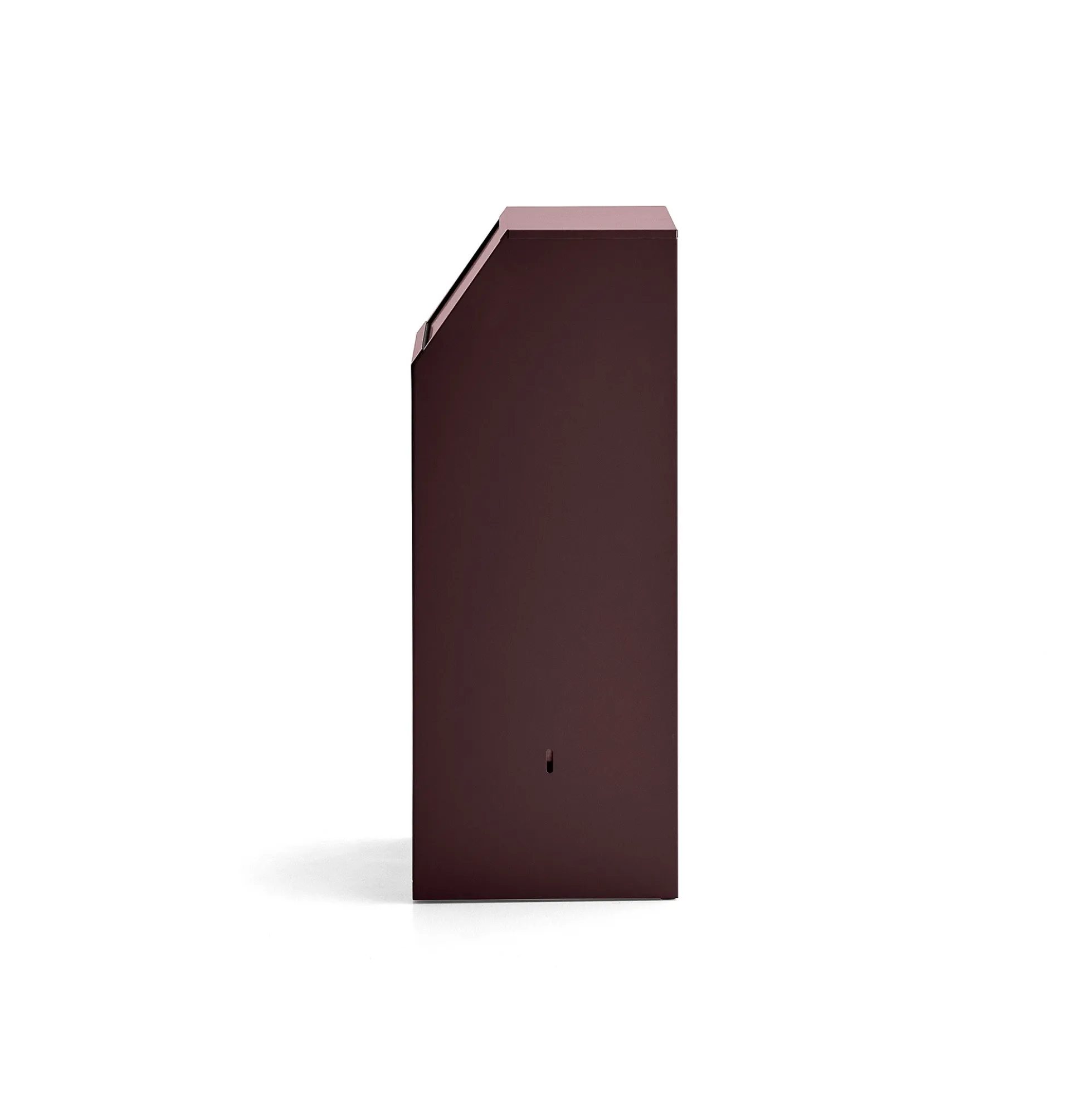 Roska-astia painokannella MELROSE 1000x395x400 mm, tummanpunainen