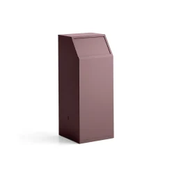 Roska-astia painokannella MELROSE 1000x395x400 mm, tummanpunainen