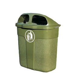 Roska-astia WALTER 40 litraa, oliivinvihreä