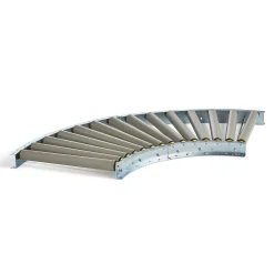 Rullarata LINE 90-asteen kulma, PVC-rullat, 1030x500 mm