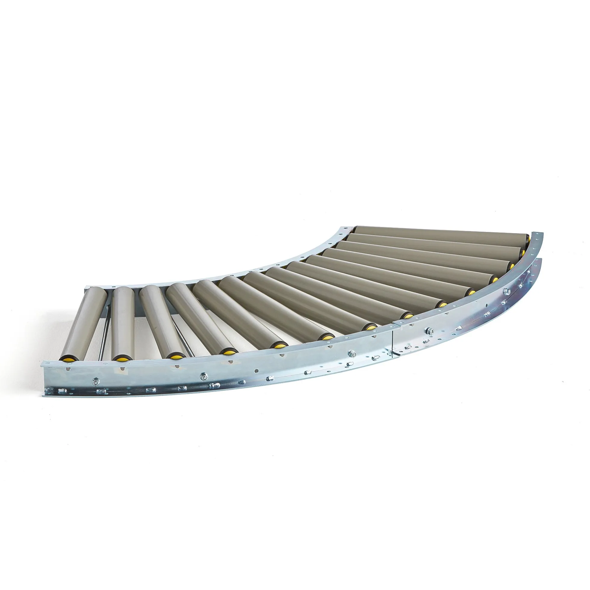 Rullarata LINE 90-asteen kulma, PVC-rullat, 930x400 mm