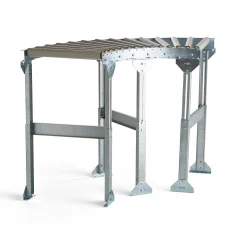 Rullarata LINE 90-asteen kulma, PVC-rullat, 1030x600 mm