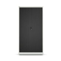 Rulokaappi STUDIO 1950x1000x420 mm, harmaa, musta