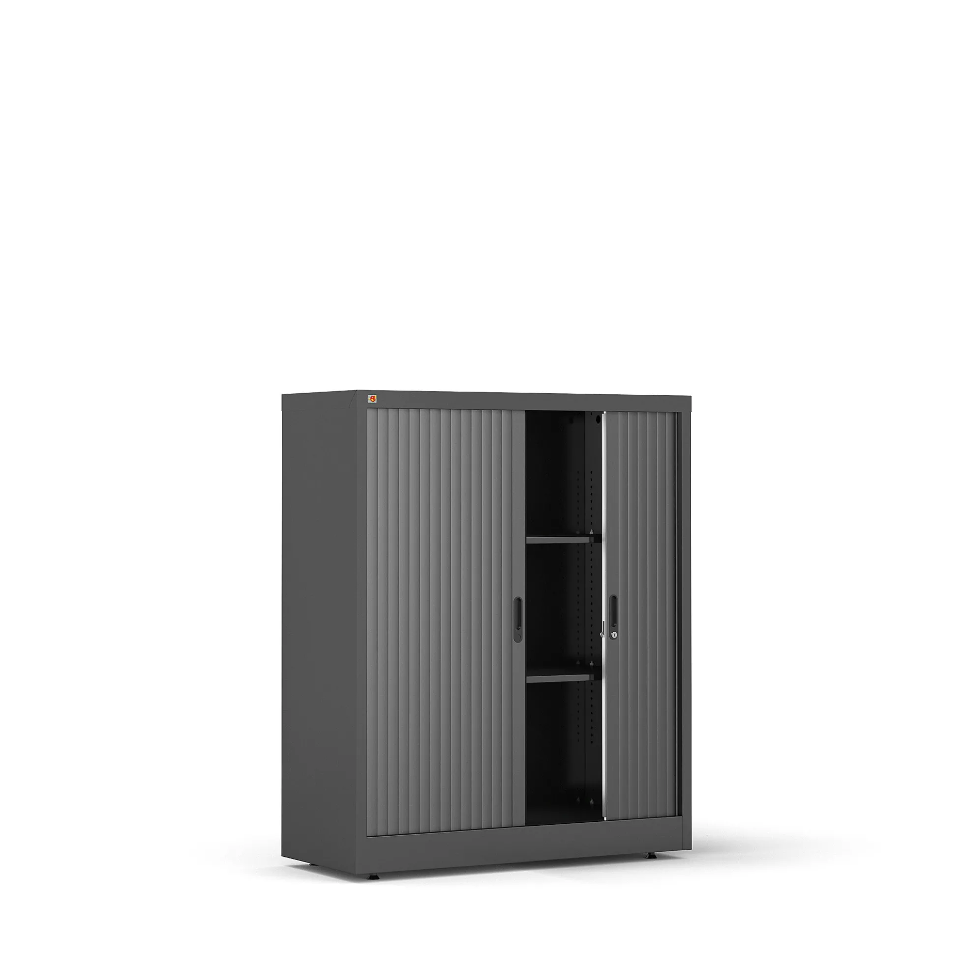 Rulokaappi STUDIO 1200x1000x420 mm, musta, musta