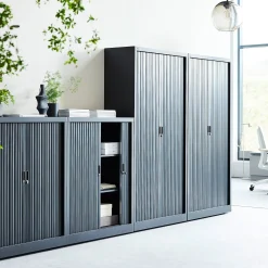 Rulokaappi STUDIO 1200x1000x420 mm, musta, musta