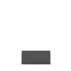 Rulokaappi STUDIO 440x1000x420 mm, musta, musta