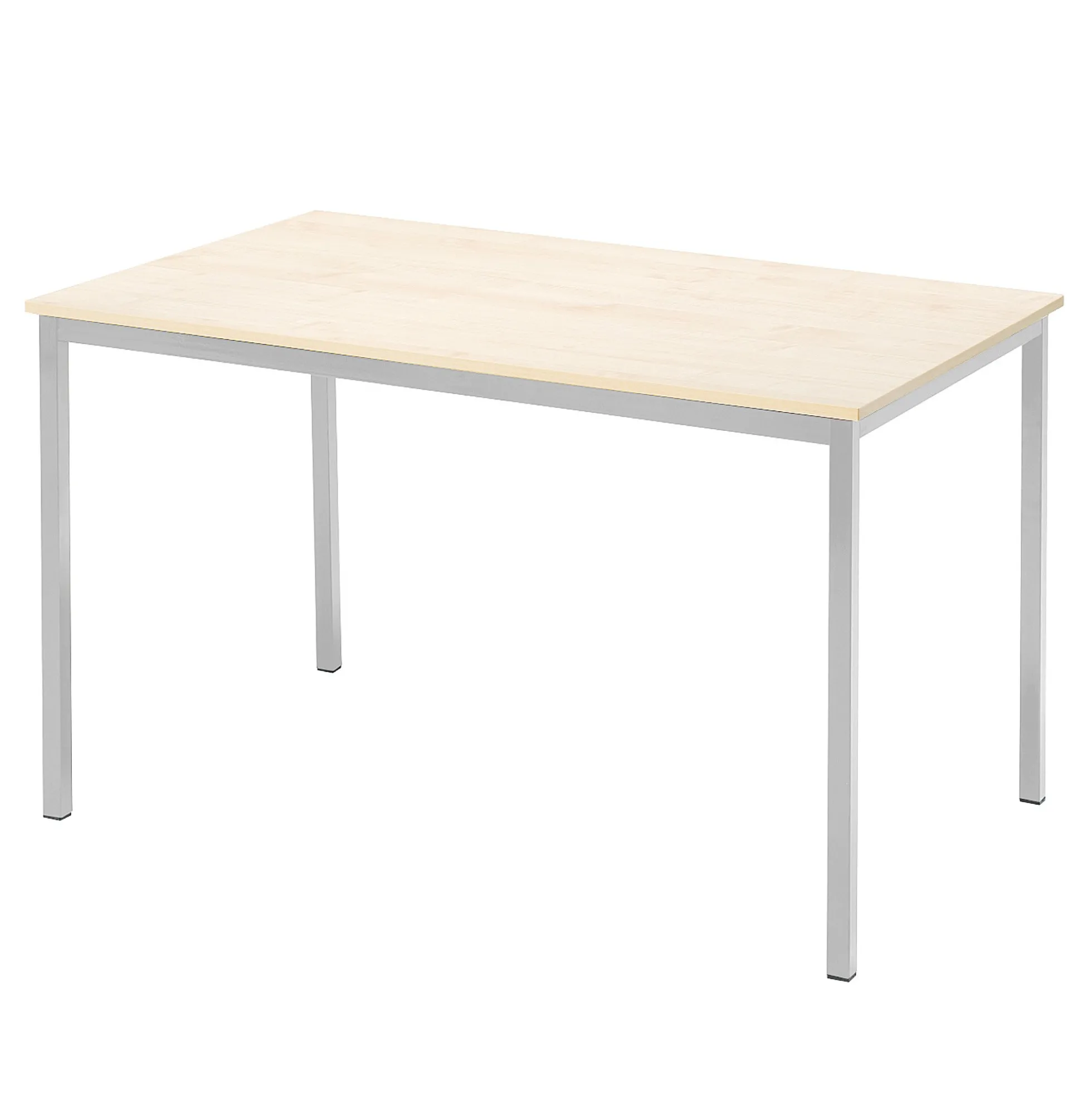 Ruokapöytä JAMIE 1200x800 mm, koivulaminaatti, harmaa