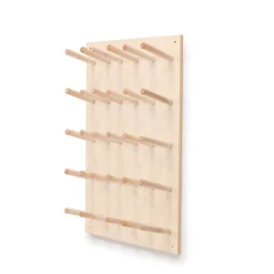 Saapasteline PERO 15 kenkäparille, 660x195x1025 mm, koivu