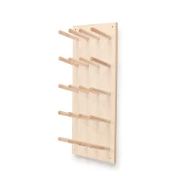 Saapasteline PERO 10 kenkäparille, 440x195x1025 mm, koivu