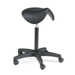 Satulatuoli TRENT Istuimen korkeus: 580-830 mm, musta polyuretaani