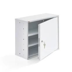 Seinäkaappi SERVE Lukollinen, 380x470x205 mm, valkoinen