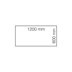 Sähköpöytä QBUS Suora pöytälevy, 1200x600 mm, valkoinen jalusta, musta
