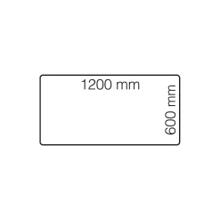 Sähköpöytä 120x60 NOVUS 1200x600 mm, valkoinen jalusta, musta työtaso