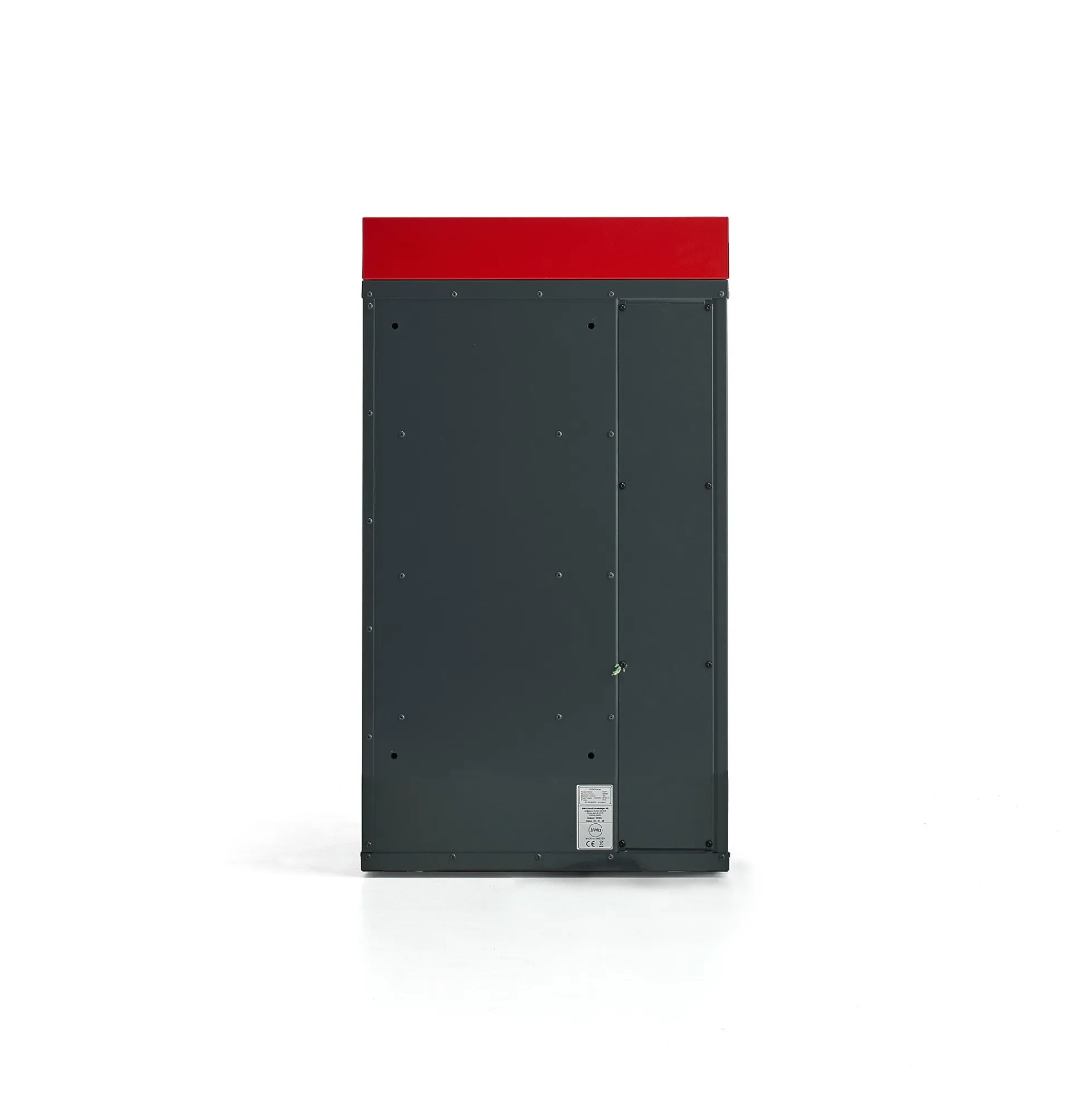 Säilytyskaappi sähköpöyrän akuille VOLT 4 lokeroa, seinämalli, 913x514x455 mm, tummanharmaa