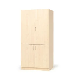 Säilytyskaappi THEO 4 ovea, 1000x470x2100 mm, koivu