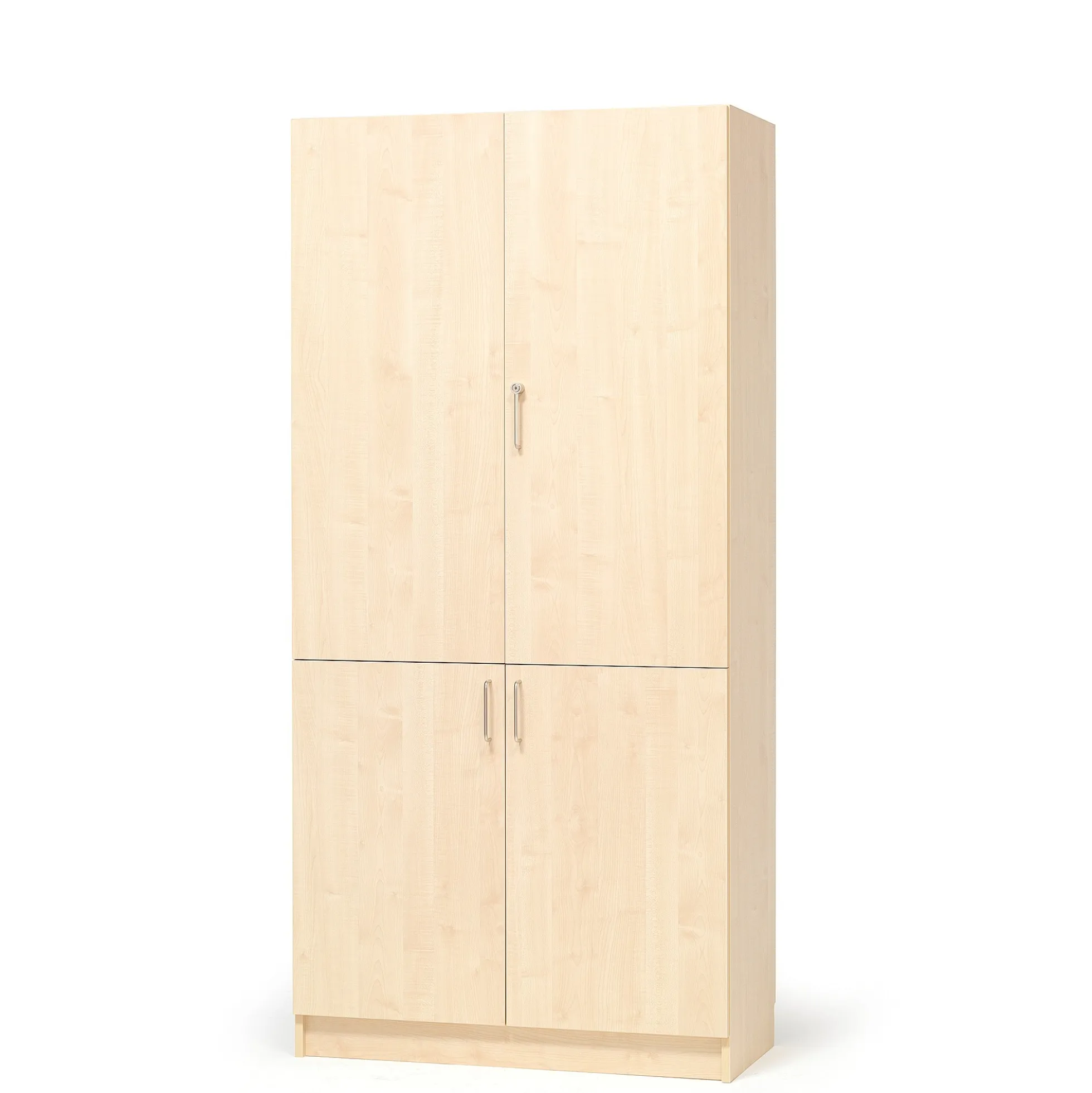Säilytyskaappi THEO 4 ovea, 1000x320x2100 mm, koivu