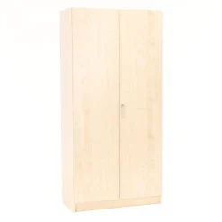 Säilytyskaappi THEO Täyspitkät ovet, 1000x470x2100 mm, koivu