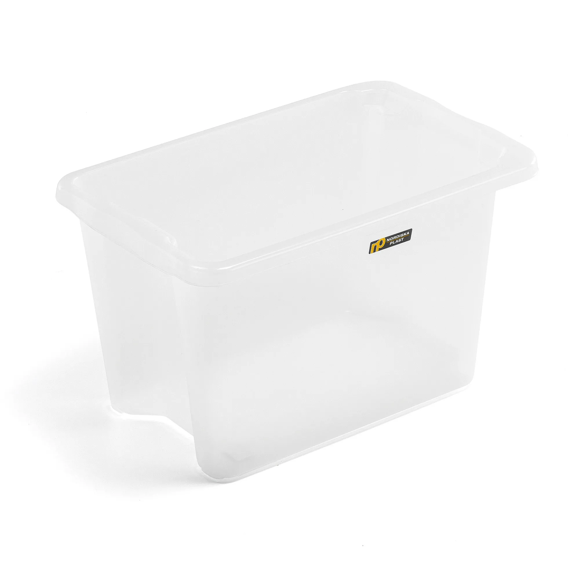 Säilytyslaatikko BLAKE 600x400x350 mm, 55 litraa, läpinäkyvä