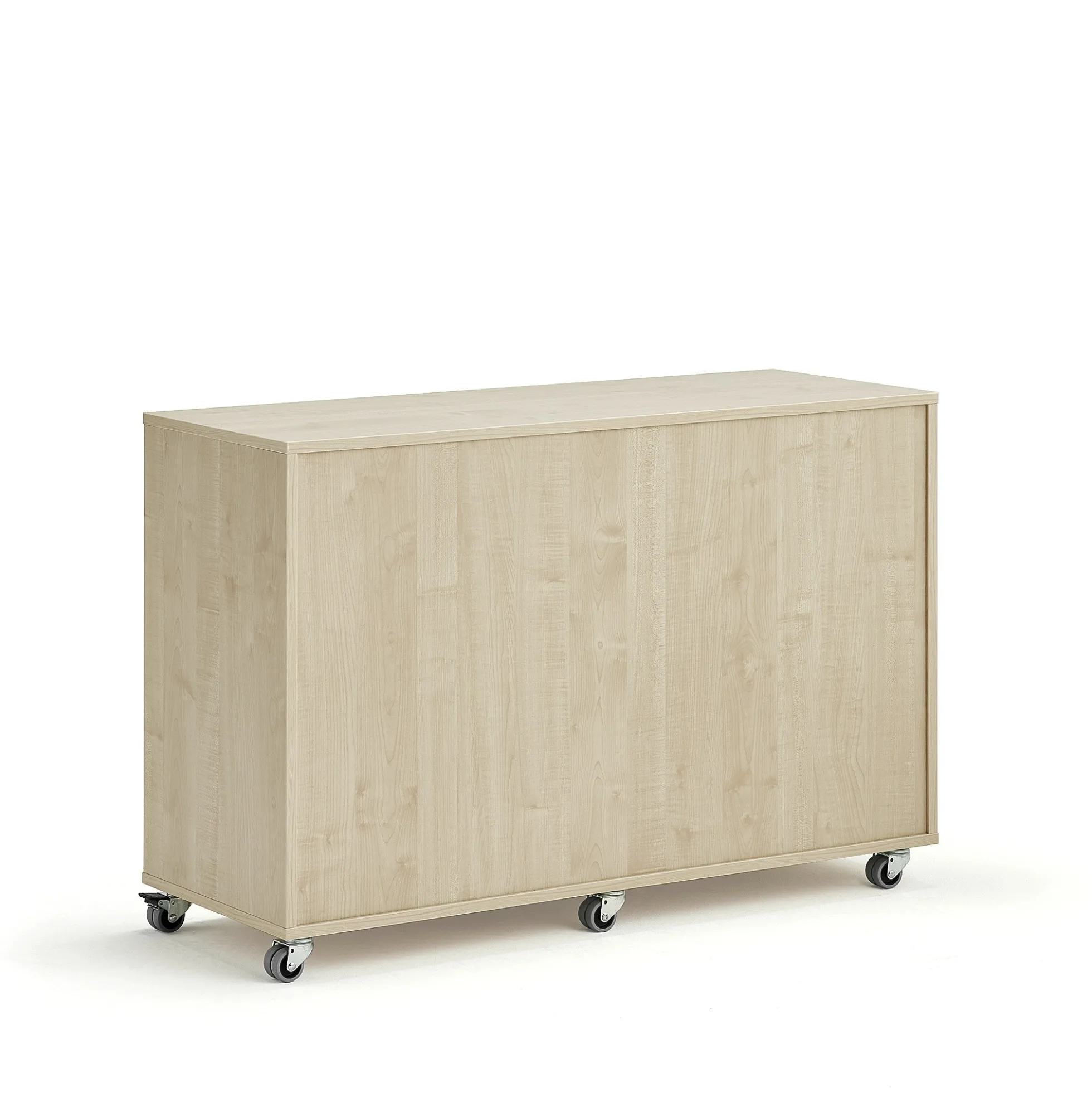 Säilytyslaatikosto CASPER 12 laatikkoa, koivu, tummanvaaleanpunainen
