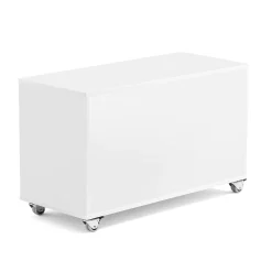 Säilytyslaatikosto muovilaatikoille IDA 1020x450x635 mm, valkoinen