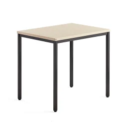Sivupöytä QBUS Jalusta, 800x600 mm, musta, koivu