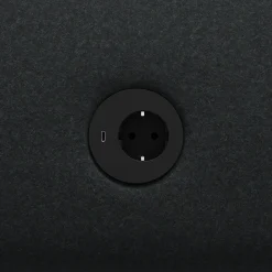Sohva CLEAR SOUND Integroitu USB-portti, 3-istuttava, kangas Focus Melange, antrasiitinharmaa