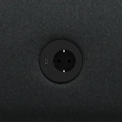 Sohva CLEAR SOUND Integroitu USB-portti, 3-istuttava, kangas Pod CS, antrasiitinharmaa