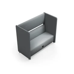 Sohva CLEAR SOUND Integroitu USB-portti, 3-istuttava, kangas Pod CS, hopeanharmaa