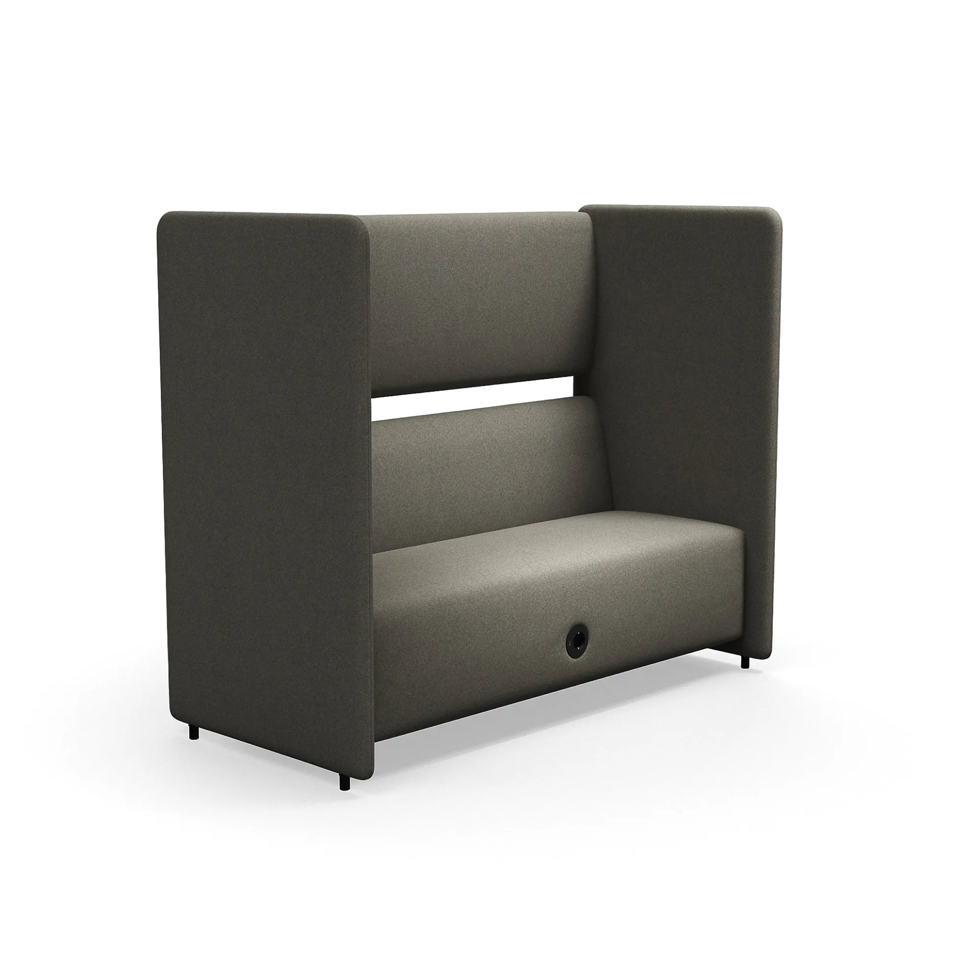 Sohva CLEAR SOUND Integroitu USB-portti, 3-istuttava, kangas Pod CS, taupe