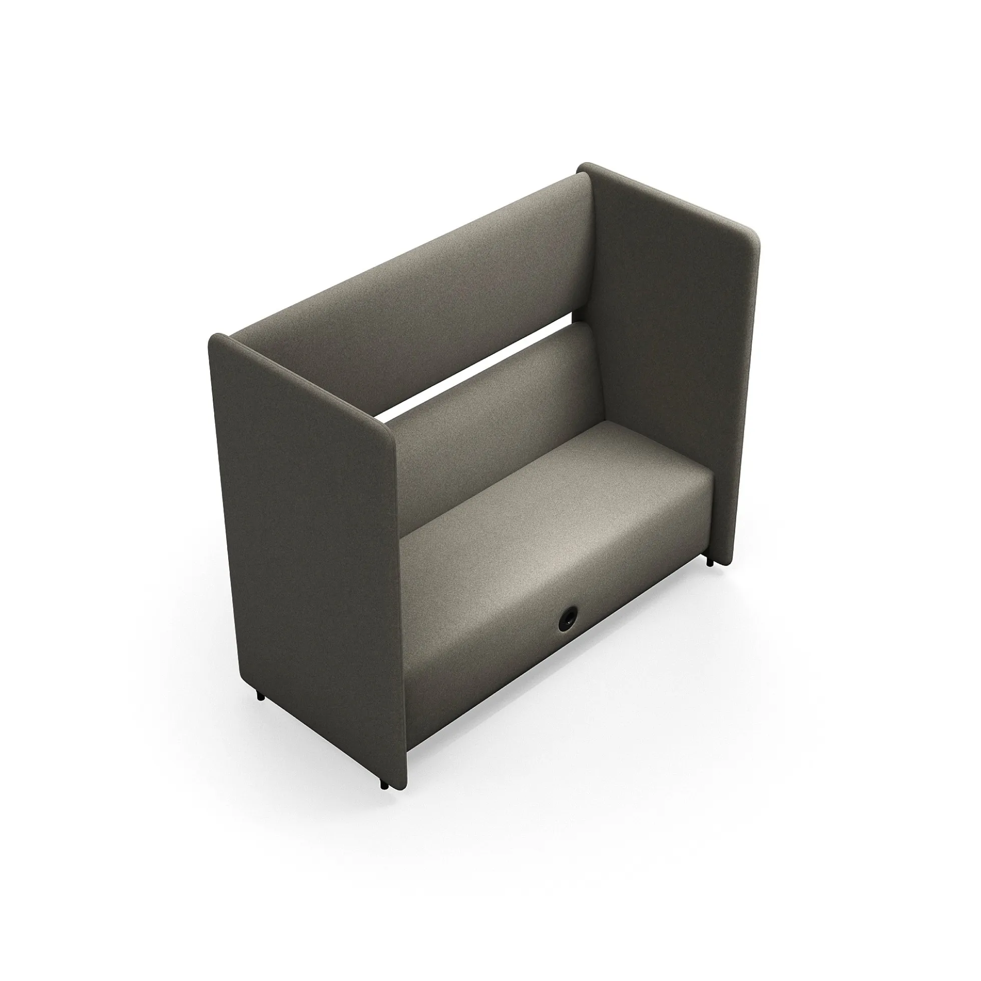 Sohva CLEAR SOUND Integroitu USB-portti, 3-istuttava, kangas Pod CS, taupe