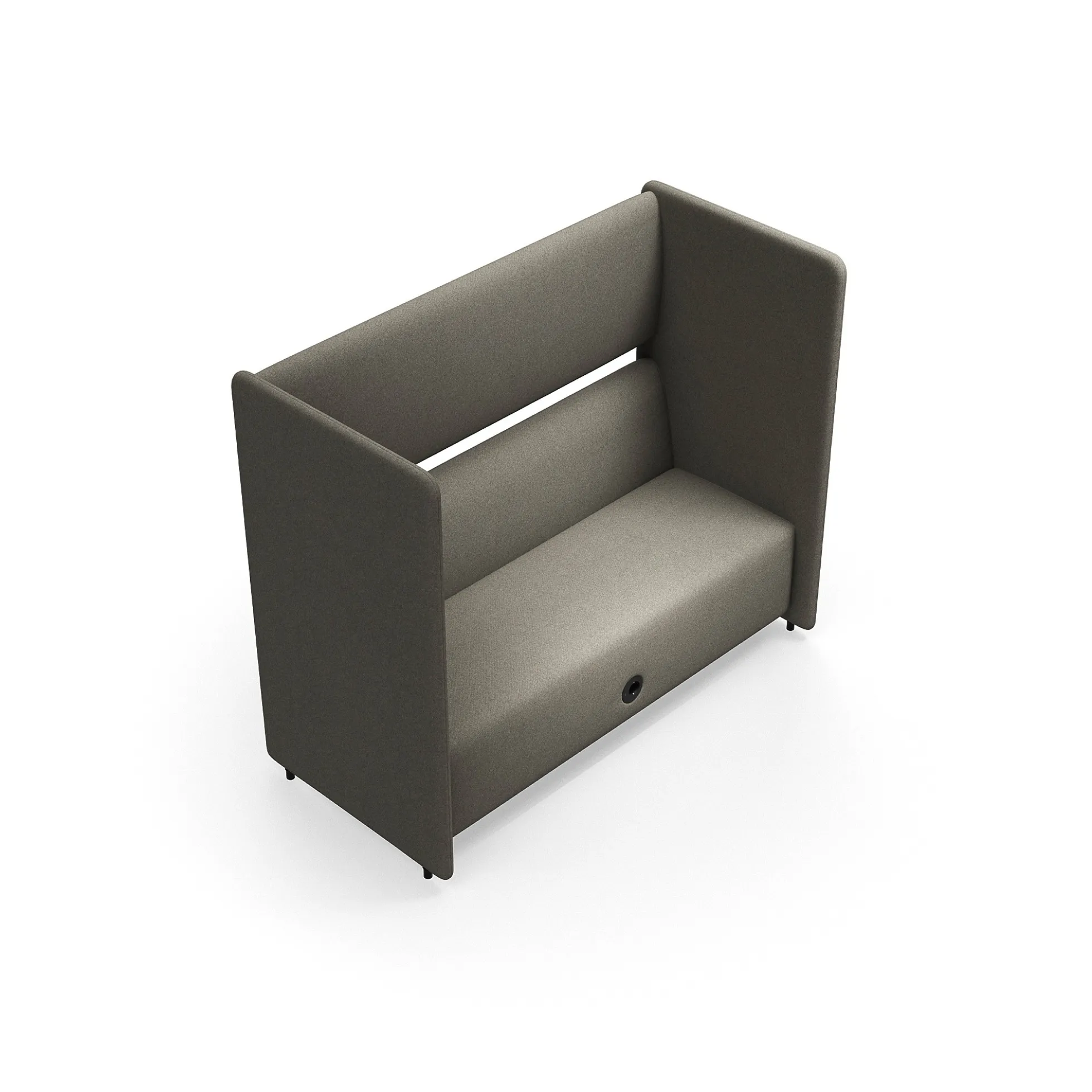 Sohva CLEAR SOUND Integroitu USB-portti, 3-istuttava, kangas Pod CS, taupe