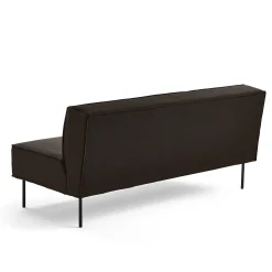 Sohva COPENHAGEN PLUS 2-istuttava, kangas, ruskea