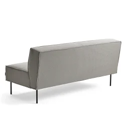 Sohva COPENHAGEN PLUS 2-istuttava, kangas, ruskeanharmaa