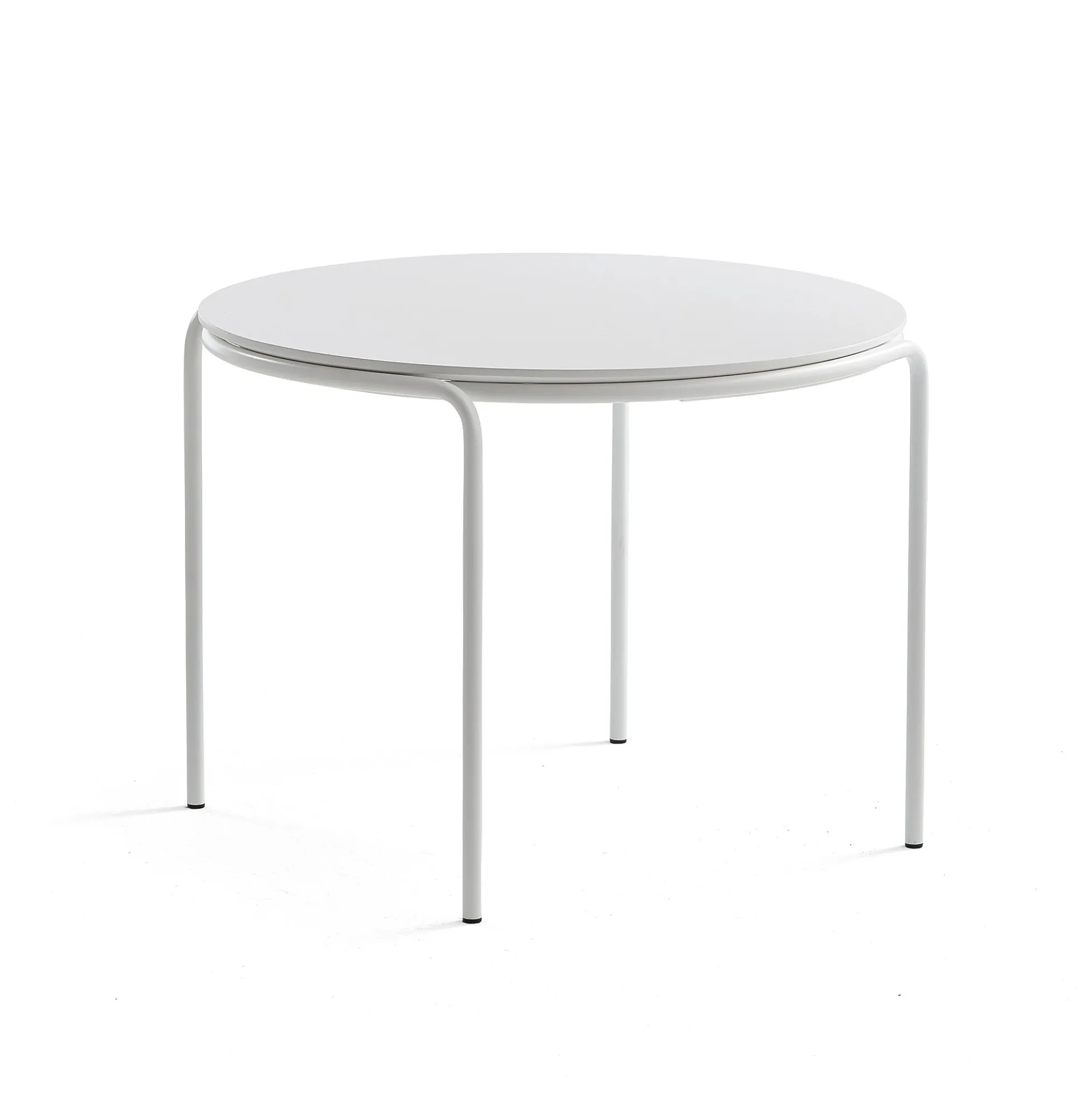 Sohvapöytä ASHLEY Ø770 x 530 mm, valkoinen, valkoinen