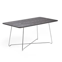 Sohvapöytä IRIS Suorakulmainen, korkeus: 510 mm, kromi, musta tammi