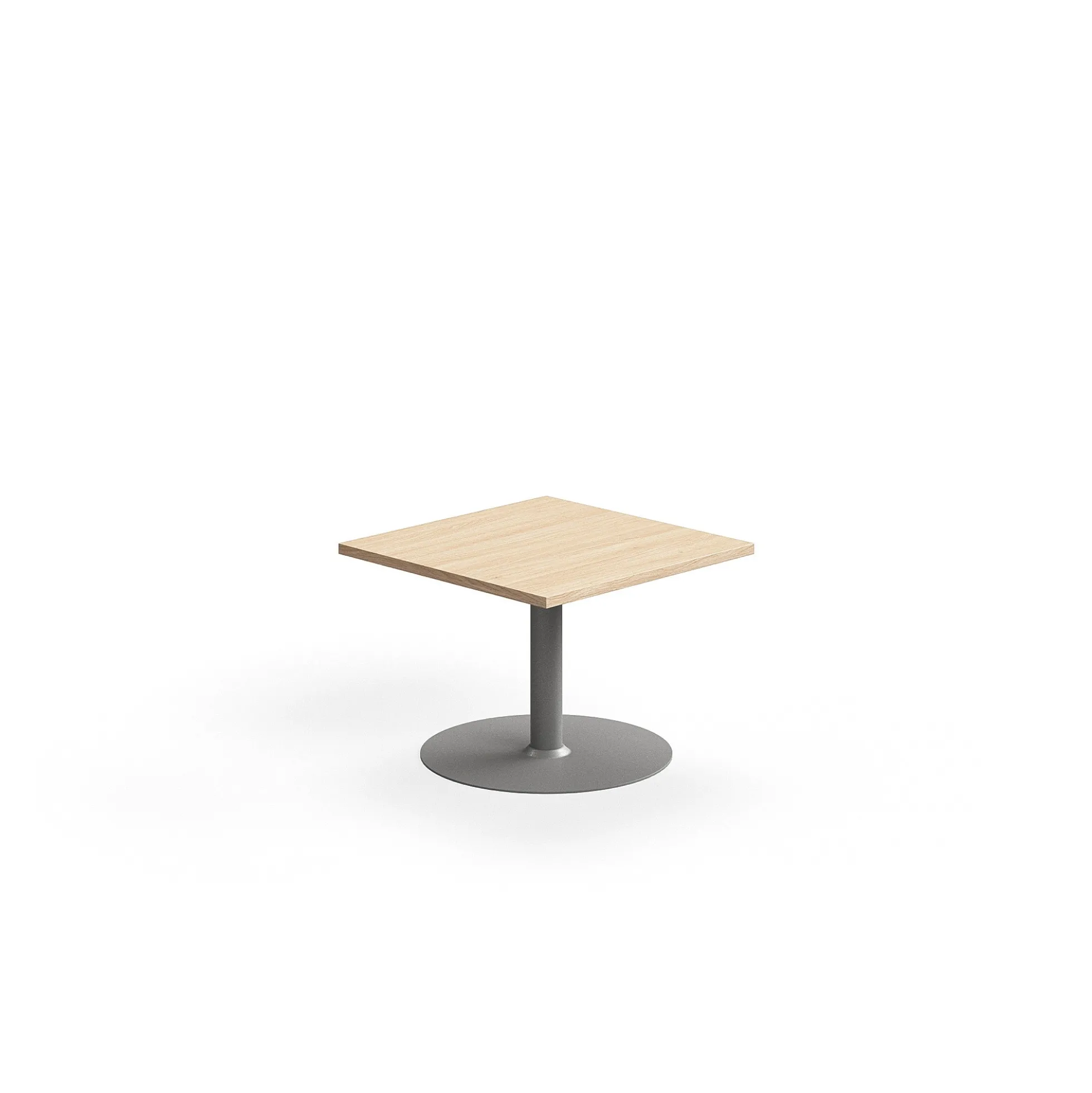 Sohvapöytä VERTICUS 700x700x500 mm, tammi/hopea