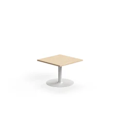 Sohvapöytä VERTICUS 700x700x500 mm, tammi/valkoinen