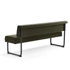 Sohva START 1800 mm, kangas, oliivinvihreä, musta