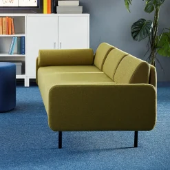 Sohva TRENDY 3-istuttava, kangas, kulta