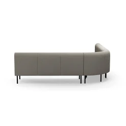 Sohva VARIETY 90-asteen sisäkulma, integroitu USB-portti, kangas Blues CSII, taupe