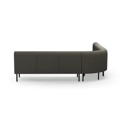 Sohva VARIETY 90-asteen sisäkulma, integroitu USB-portti, kangas Pod CS, taupe