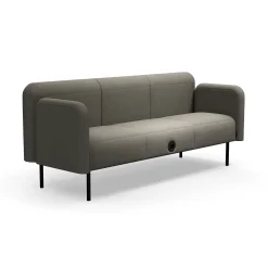 Sohva VARIETY 3-istuttava, integroitu USB-portti, kangas Pod CS, taupe
