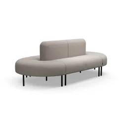 Sohva VARIETY Kaksipuolinen, ovaali, kangas Blues CSII, taupe