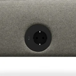 Sohva VARIETY Puoliympyrä, sisäänpäin, integroitu USB-portti, kangas Pod CS, taupe