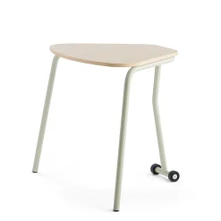 Taittopöytä HEX 740x800x620 mm, harmaanbeige, koivu