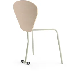 Taittopöytä HEX 740x800x620 mm, harmaanbeige, koivu
