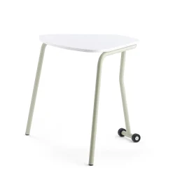 Taittopöytä HEX 740x800x620 mm, harmaanbeige, valkoinen
