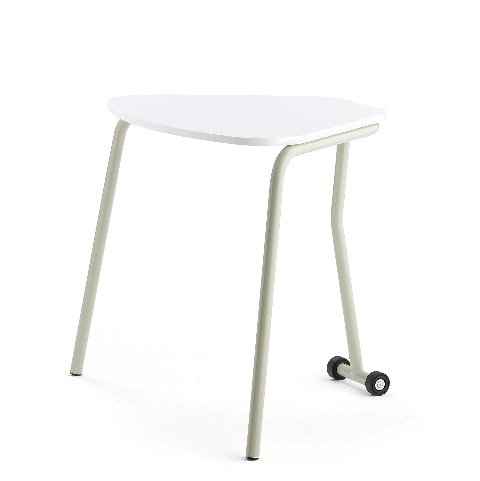 Taittopöytä HEX 740x800x620 mm, harmaanbeige, valkoinen