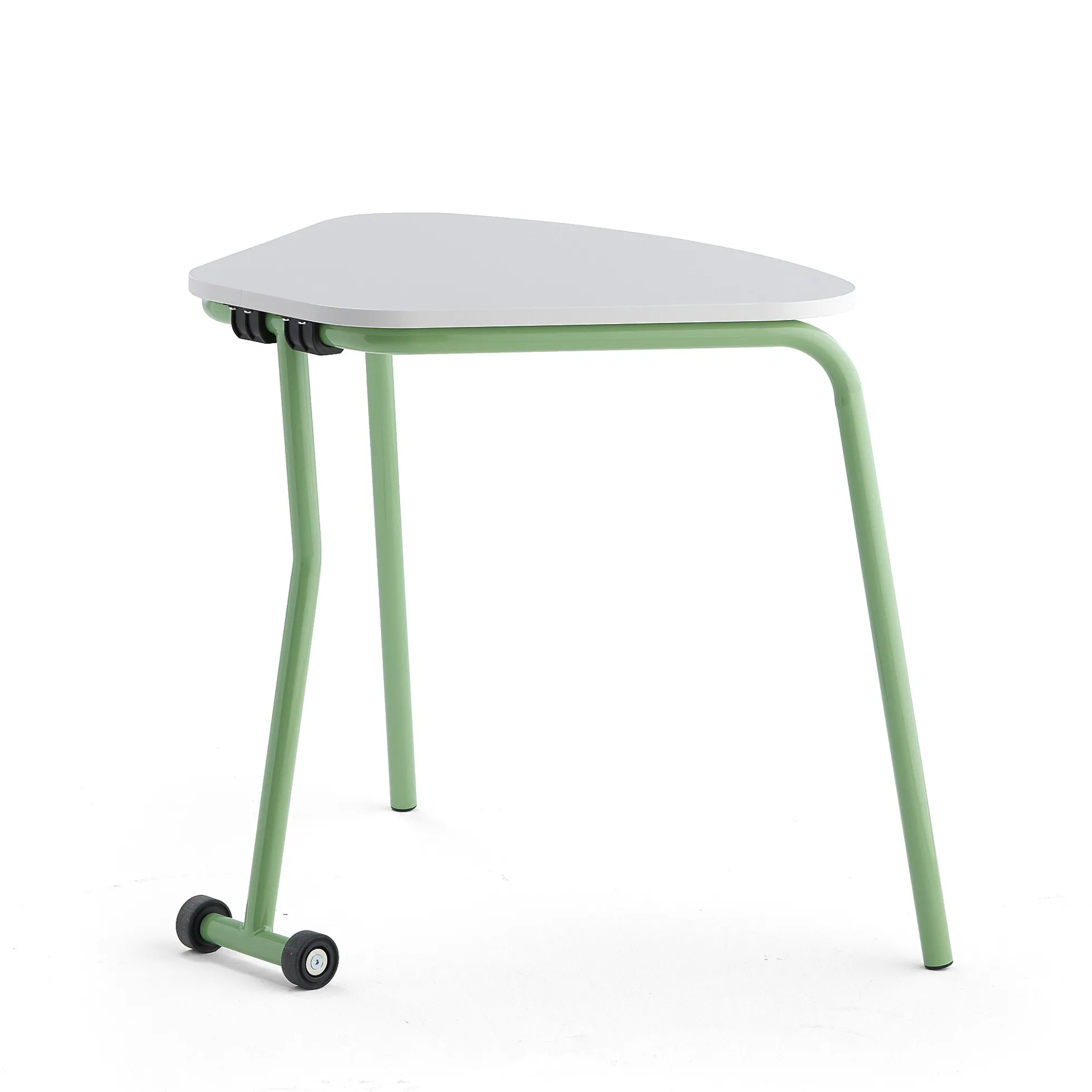 Taittopöytä HEX 740x800x620 mm, vaaleanvihreä, harmaa
