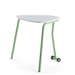 Taittopöytä HEX 740x800x620 mm, vaaleanvihreä, harmaa